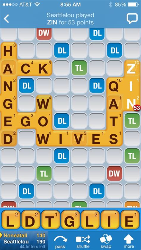 Scrabble and Words With Friends: Valid or not, and Points .